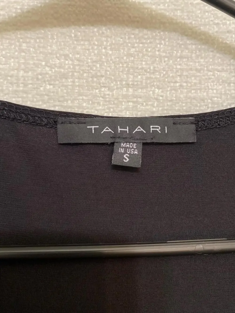 Tahari Black Sleeveless Jumpsuit